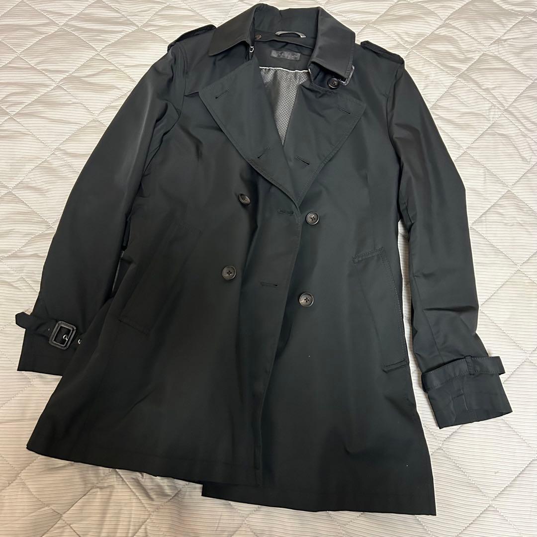 【新品未使用✨】HILTON ブラック トレンチコート
