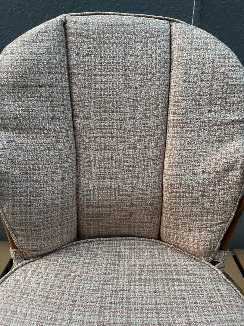極美品　KAZAMA 籐椅子　360度回転椅子　ラタン　カザマ
