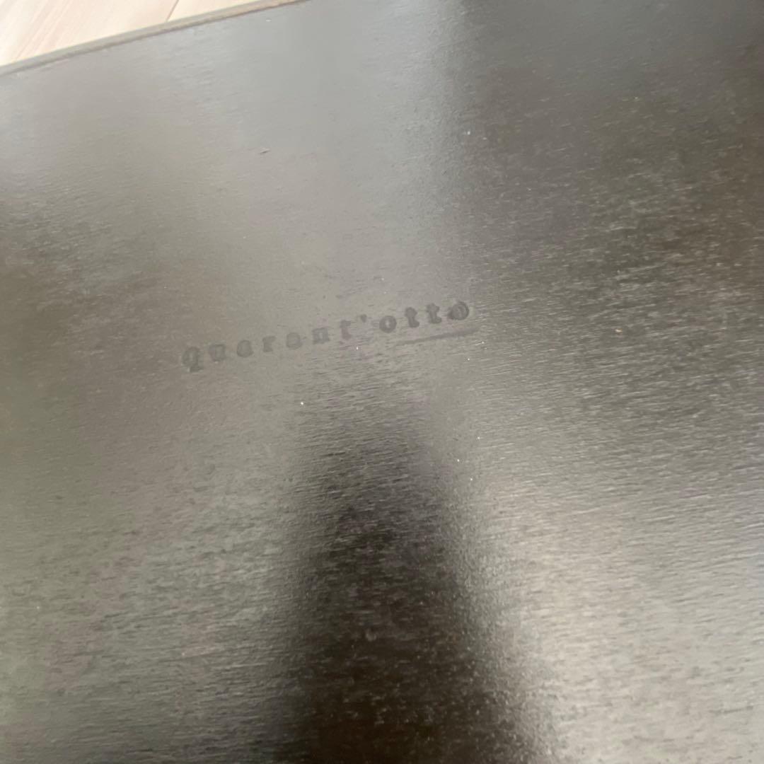 quarant'otto黒金色ベルベット仕上げクゥアラントットジュエリーボックス