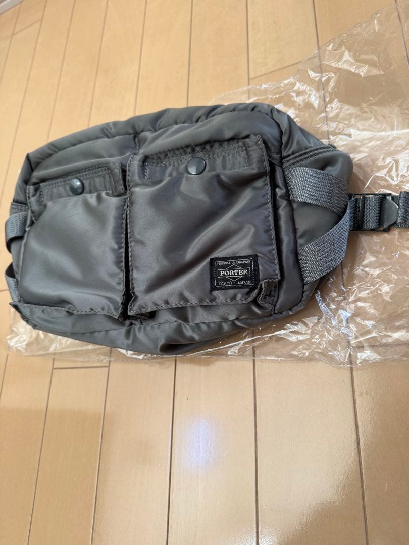 【廃盤色】吉田カバン PORTER ボディバッグ ショルダー シルバーグレー