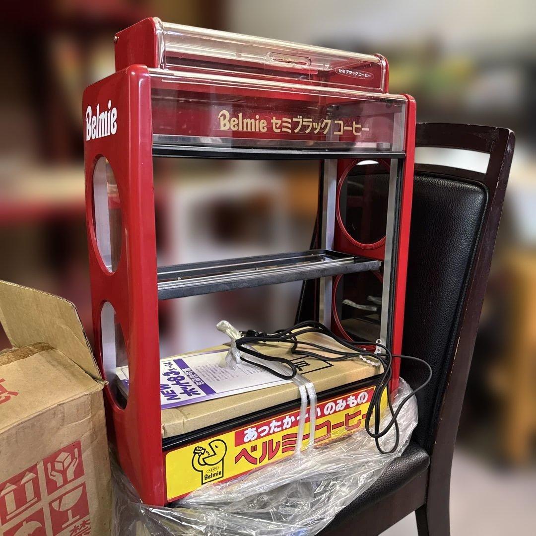 ★出品当日大特価★昭和レトロBelmie ベルミーコーヒー　赤　ホットウォーマー
