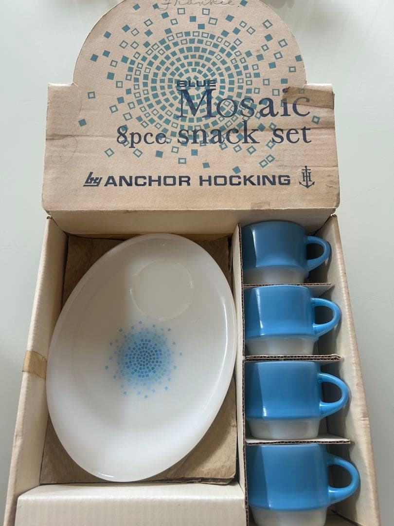 「suzunarita16」ファイヤーキング ブルーモザイクスナックセット