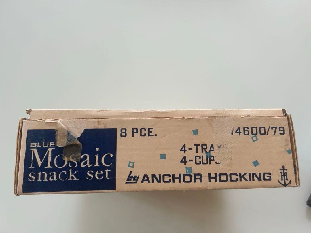 「suzunarita16」ファイヤーキング ブルーモザイクスナックセット