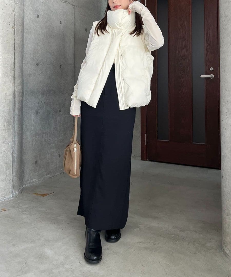 新品　CAPRICIEUX LE'MAGE 2WAY中綿パフジャケット　38