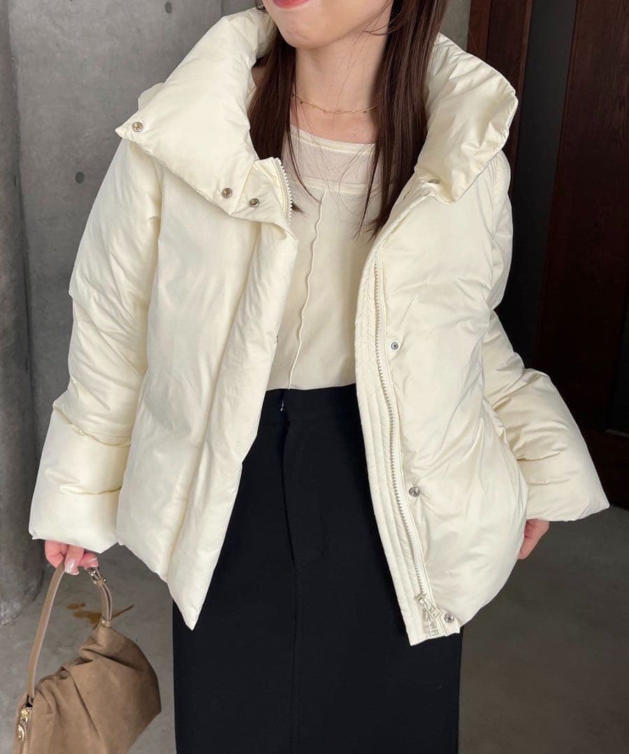 新品　CAPRICIEUX LE'MAGE 2WAY中綿パフジャケット　38