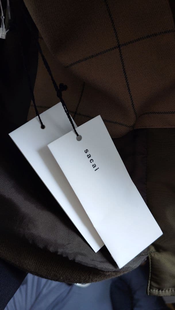 ジャケット・アウター Sacai 24aw Windowpane Blouson