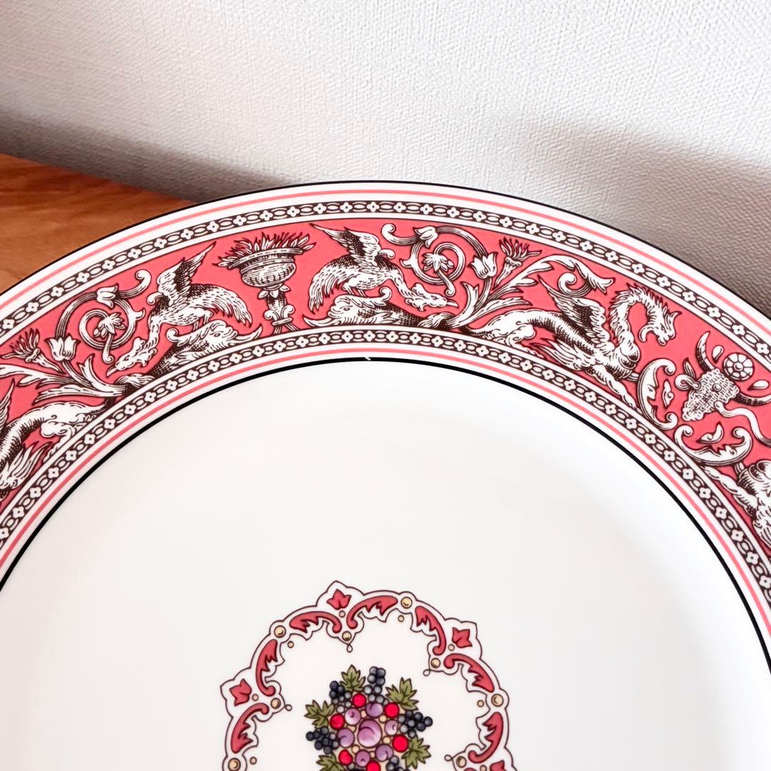 ウェッジウッド フロレンティーン サーモン ピンク プレート 27cm