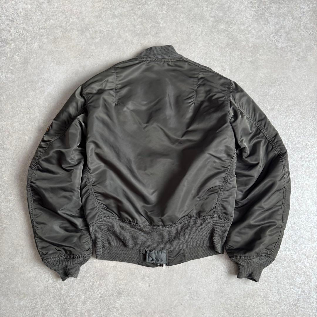 90s USA製 ALPHA \"GROUND CREW\" MA-1 MA1 XS