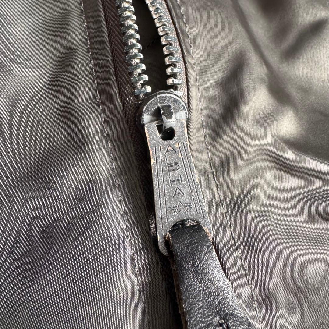 90s USA製 ALPHA \"GROUND CREW\" MA-1 MA1 XS