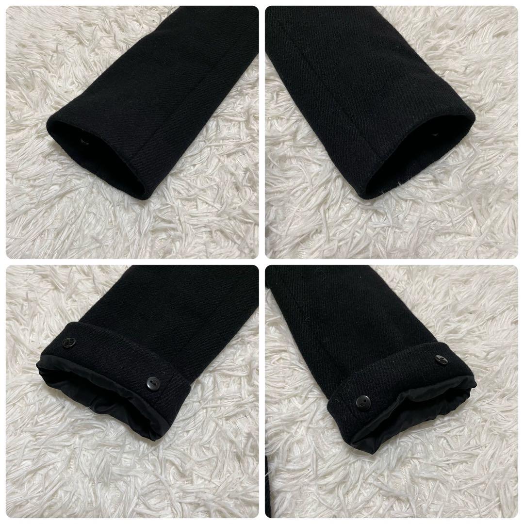 美品 スナイデル 10周年記念 ダッフルコート ファー ウール 黒 0 S相当