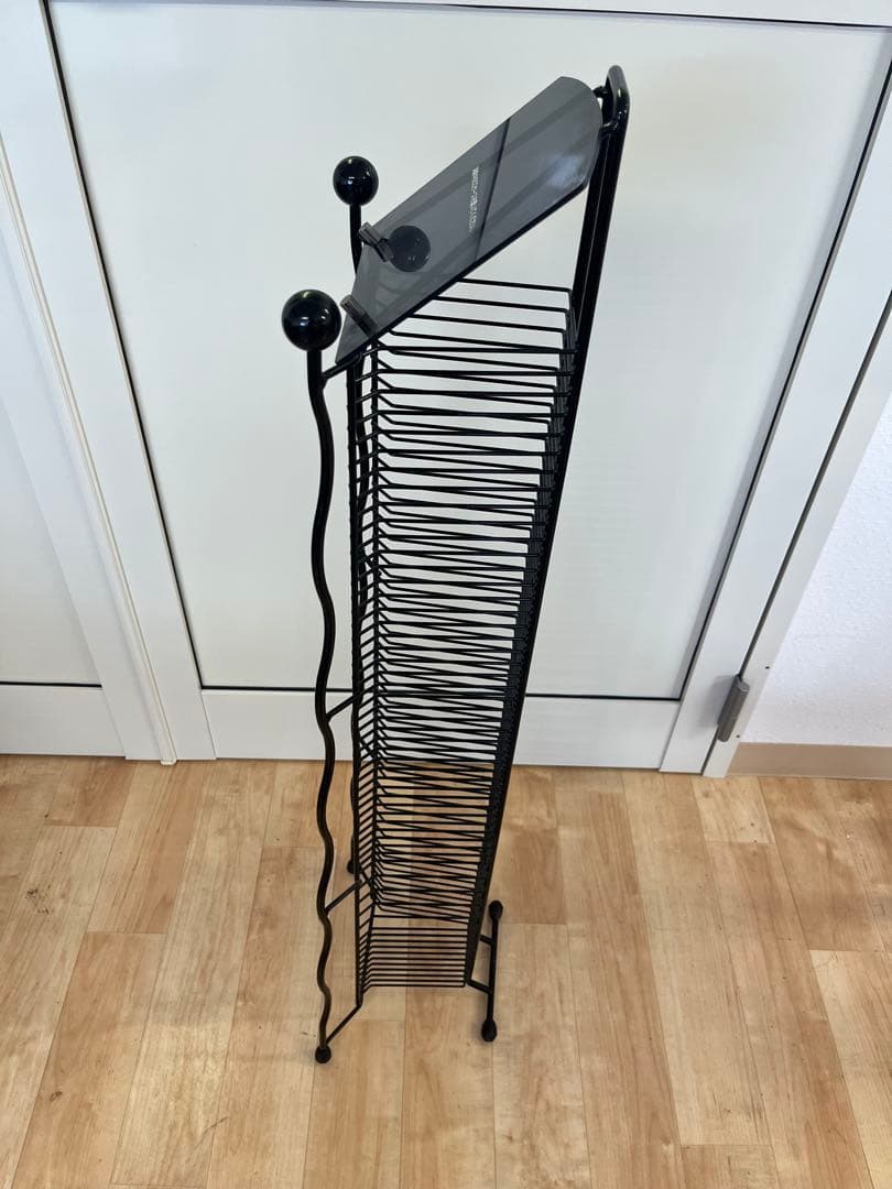 90's ポストモダン CDラック CDタワー ブラック ヴィンテージ