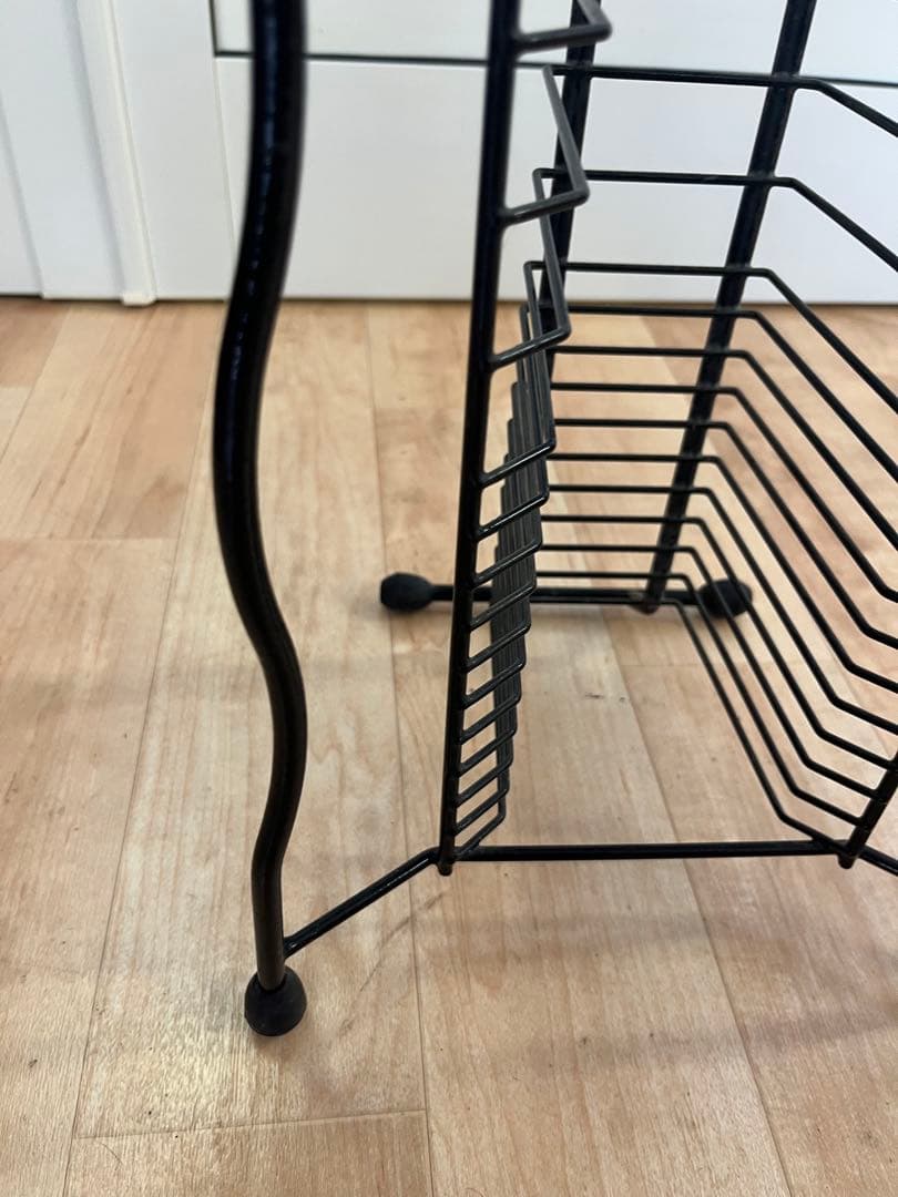 90's ポストモダン CDラック CDタワー ブラック ヴィンテージ