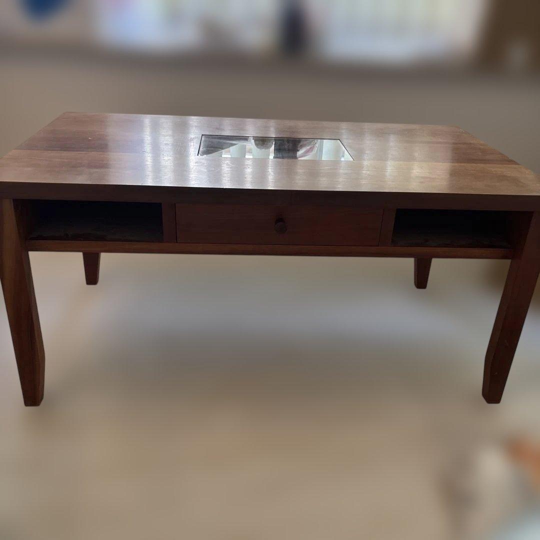 シャルドネ【CHARDONNAY】　Pineau センターテーブル 天然チーク材