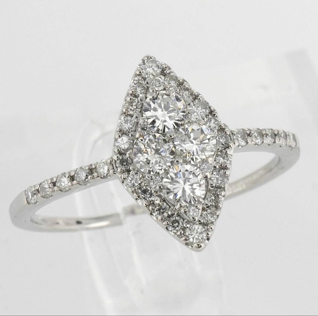 ダイヤモンド リング ダイヤ0.5ct Pt900 プラチナ 指輪 14号