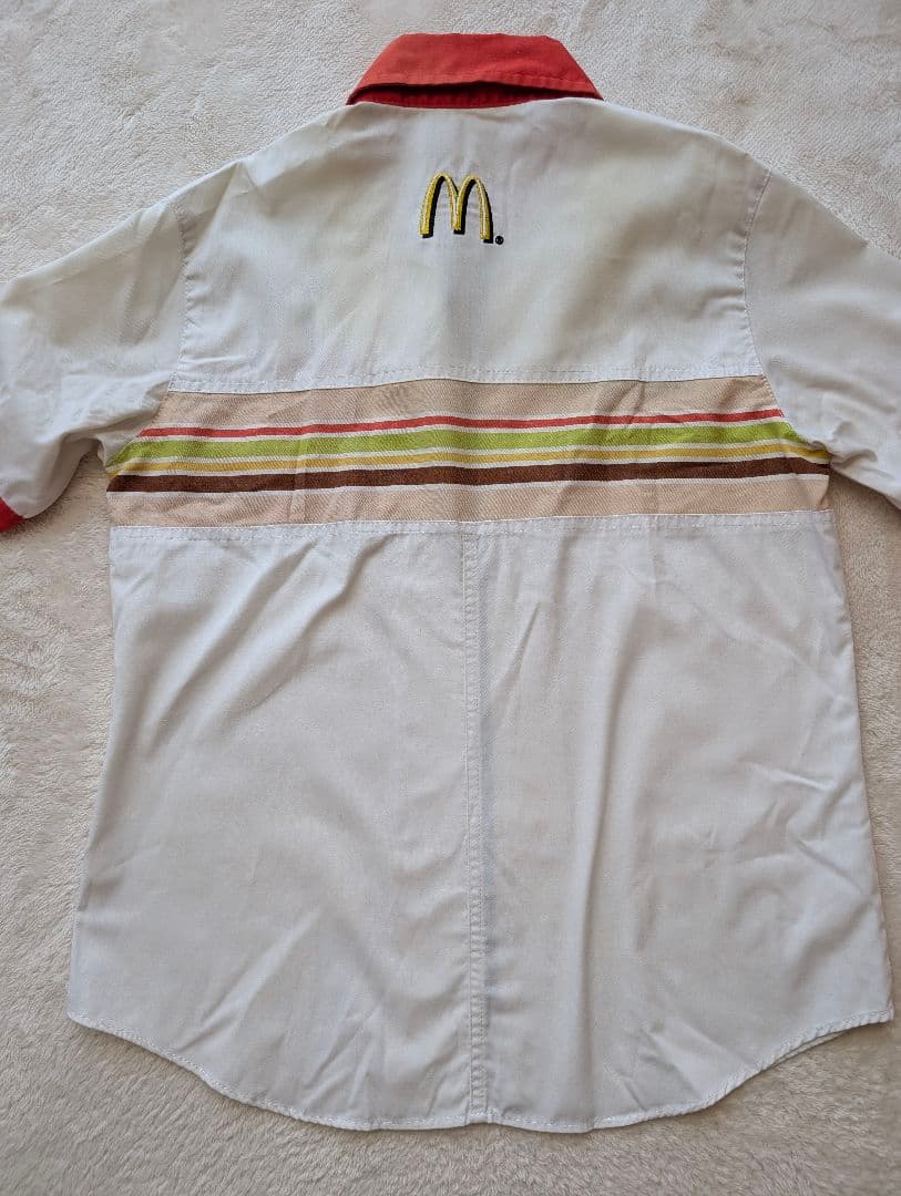 希少品　マクドナルド　旧制服　レディースクルーユニホーム上下