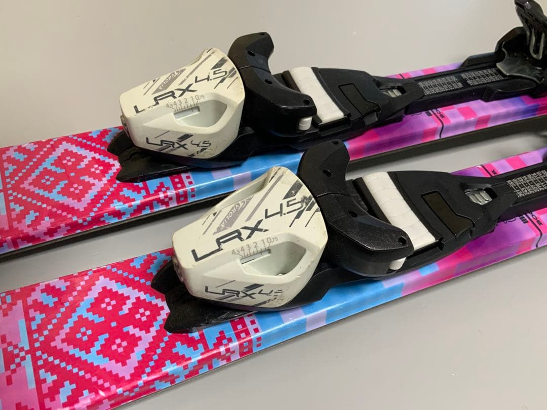 ジュニアスキー　4点セット　BXB 板118cm／ブーツ21〜21.5cm