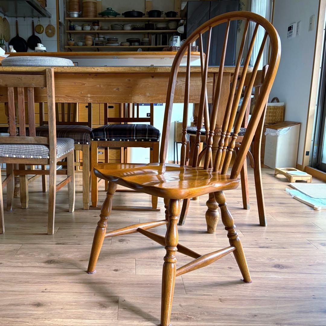 柏木工 ウィンザーチェア　アンティーク　古家具　ビンテージ