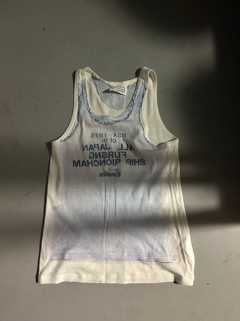 martin margiela 06ss 転写 タンクトップ