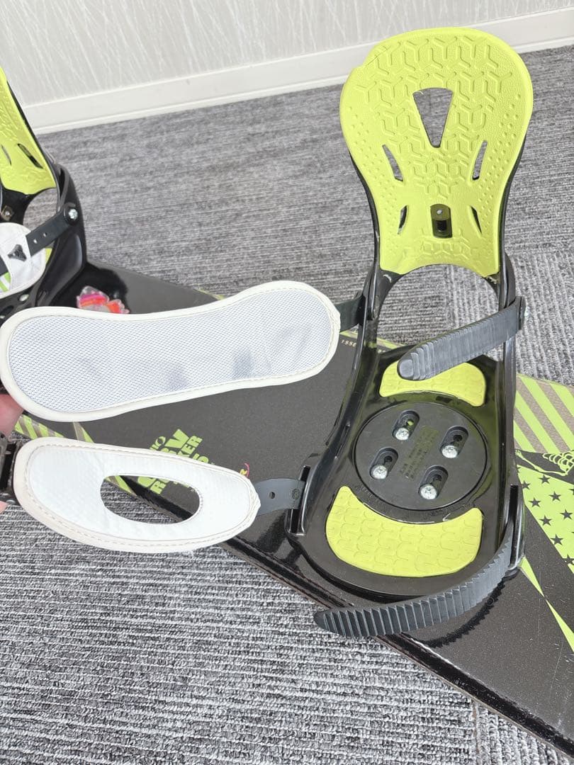 87超豪華❗️IGNIO メンズスノーボードセット★スノボ155cm+ビン付