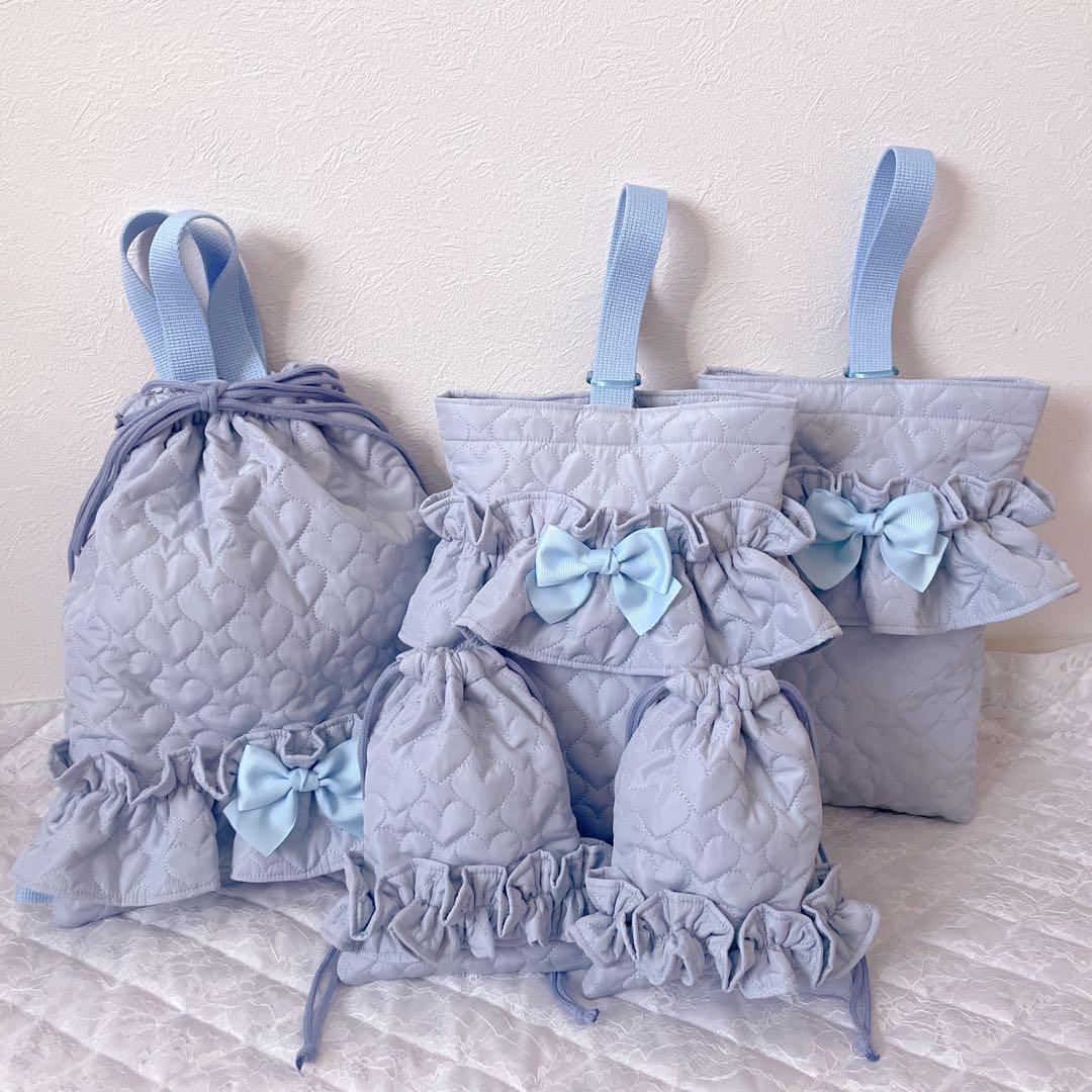 ほのか愛様リクエスト❤︎体操服袋.上靴袋×2コップ袋×2