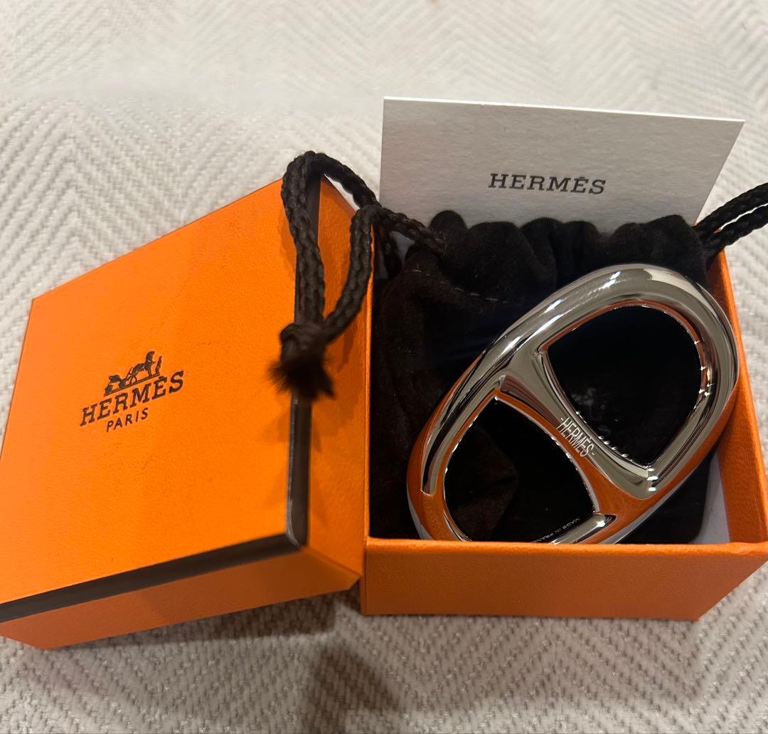 専用　エルメス　シェーヌダンクル　スカーフリング　シルバー