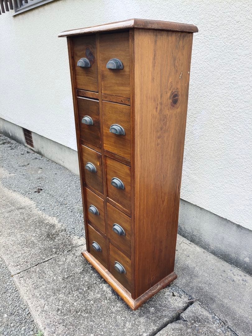 民芸家具　和箪笥　レトロ　引き出し　アンティーク薬箪笥　チェスト　時代箪笥