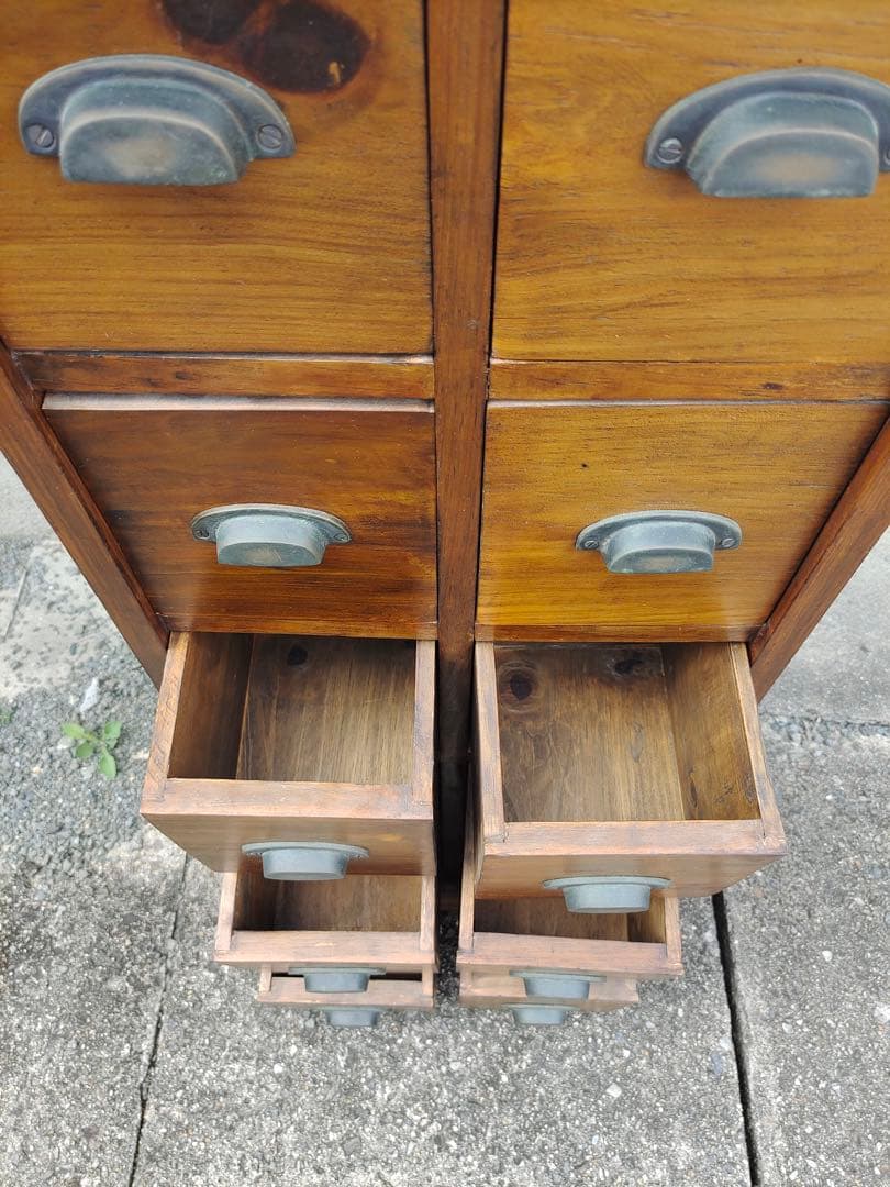 民芸家具　和箪笥　レトロ　引き出し　アンティーク薬箪笥　チェスト　時代箪笥