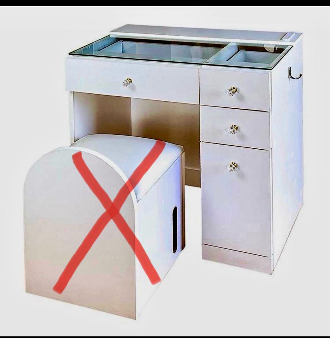 『直接手渡し限定』 ALICE ドレッサーのみ　組み立て不用　白