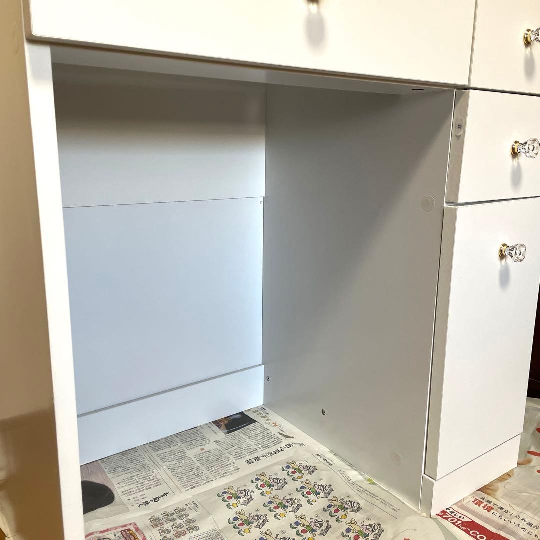 『直接手渡し限定』 ALICE ドレッサーのみ　組み立て不用　白