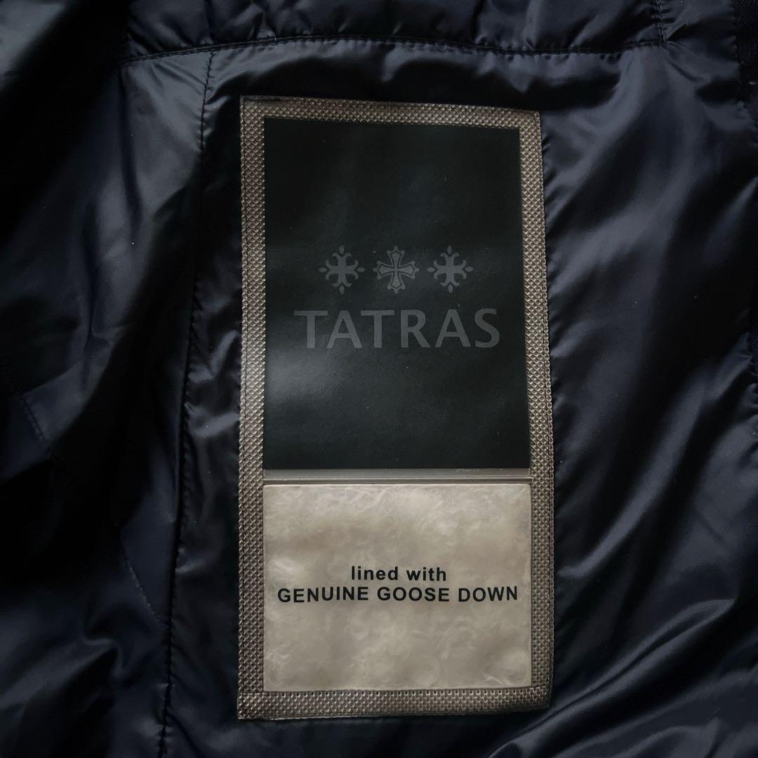 タトラス　ダウン　コート　ジャケット　ロング　ネイビー　サイズ　2