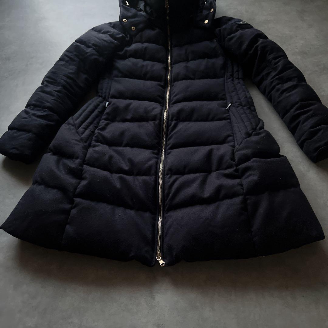 タトラス　ダウン　コート　ジャケット　ロング　ネイビー　サイズ　2