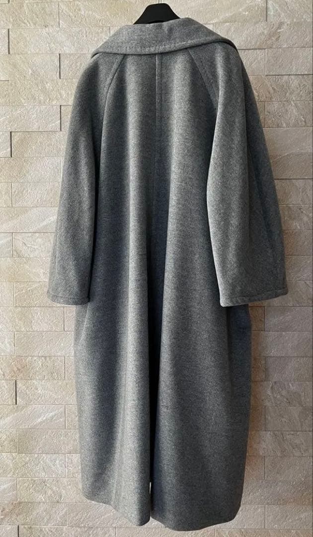 MAXMARA マックスマーラ カシミヤ 100% ロングコート　グレー