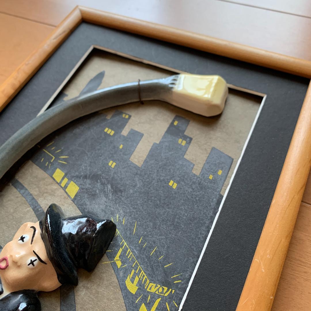 1950年代 バー 看板 サイン プレート 酔っ払い人 3-D ART