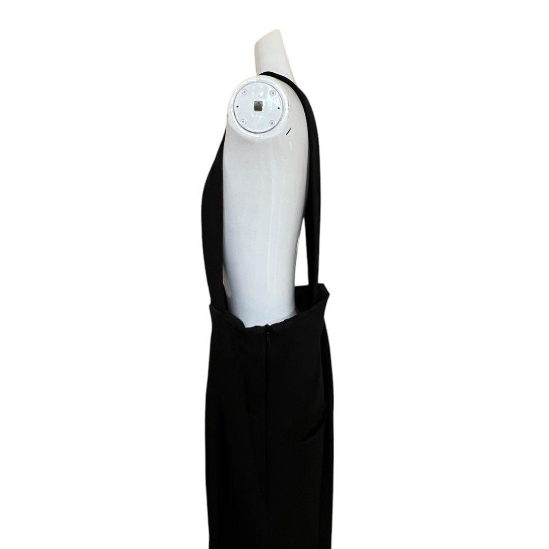 極美品 Freneフラーネ サロペット オールインワン 黒 M ストレッチパンツ