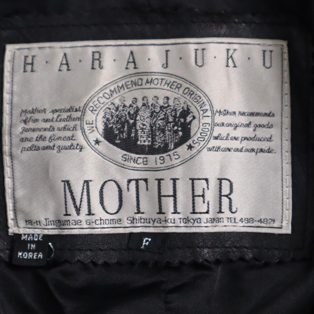 HARAJUKU MOTHER レザー トレンチコート ロングコート ブラック