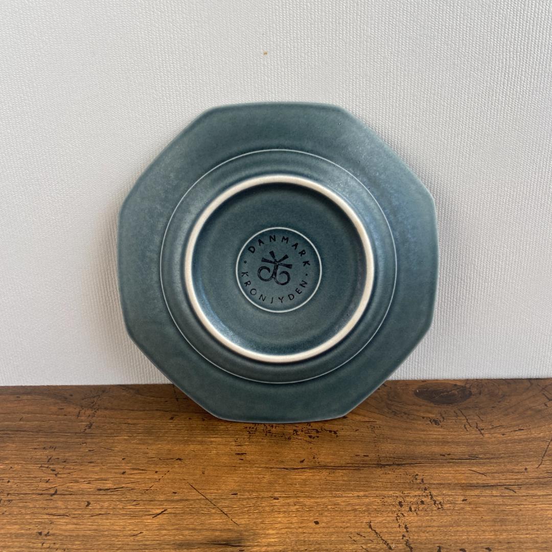 希少 クイストゴー AZUR アズール デザート サラダ 八角型 プレート２客