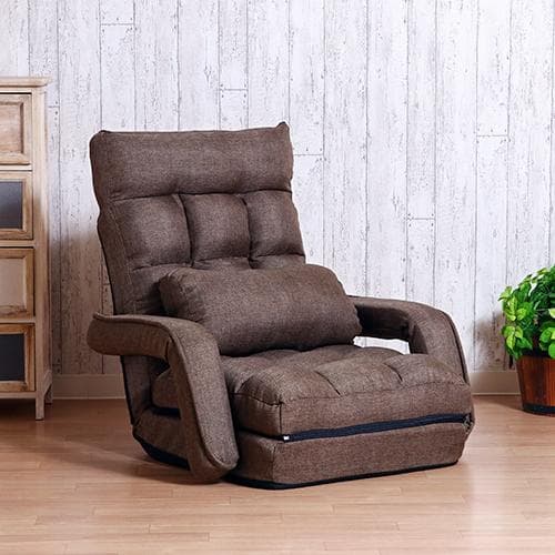 【新品・送料無料】4WAY座椅子 0212 ダークブラウン