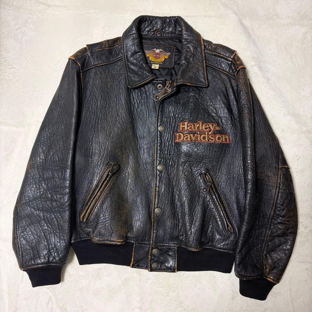 ジャケット・アウター 90s HARLEY DAVIDSON vintage A-2 Leather
