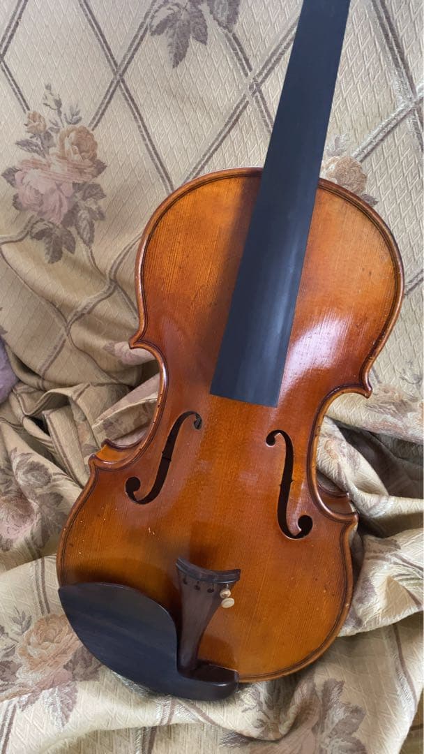 4／4 ドイツ製　木製フルサイズバイオリン オレンジブラウン