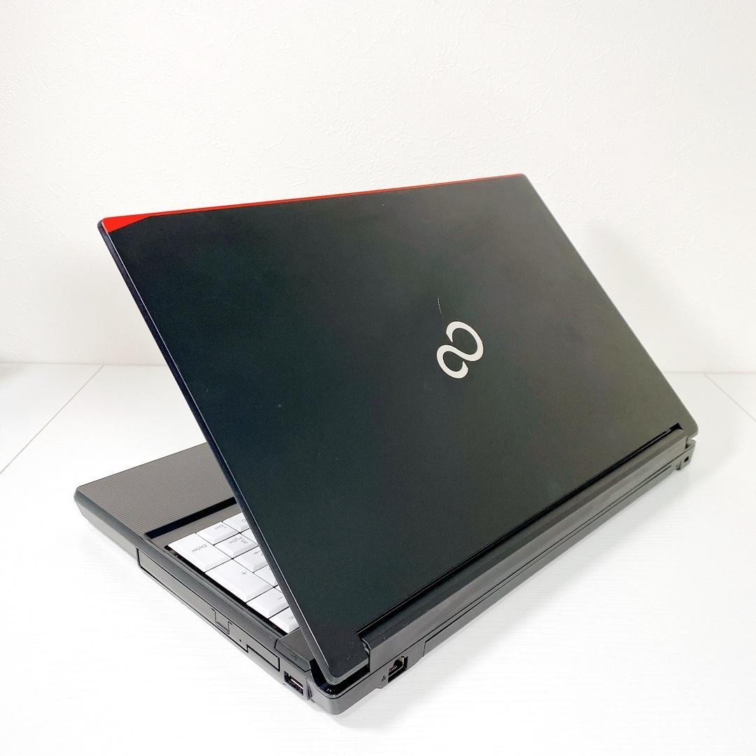 大容量SSD512GB✨COREi5✨事務作業OK✨富士通ノートパソコン✨08