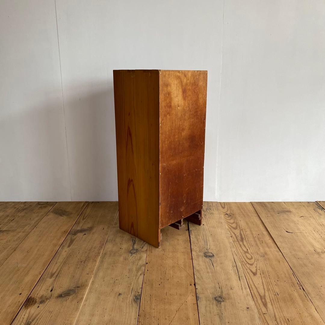 アンティーク 木製 オープンラック 飾り棚 引き出し 昭和レトロ z678