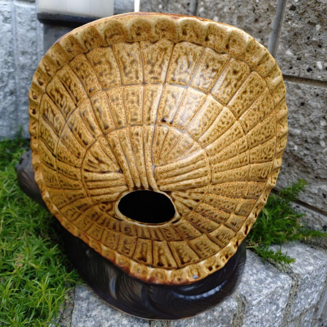 信楽焼　10号こづち持ち座り狸　福鬼喜門狸の2点セット