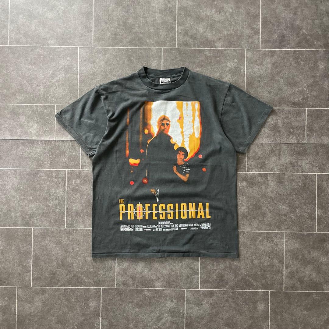 LEON レオン 映画 ムービー Tシャツ ブラック 墨黒 L