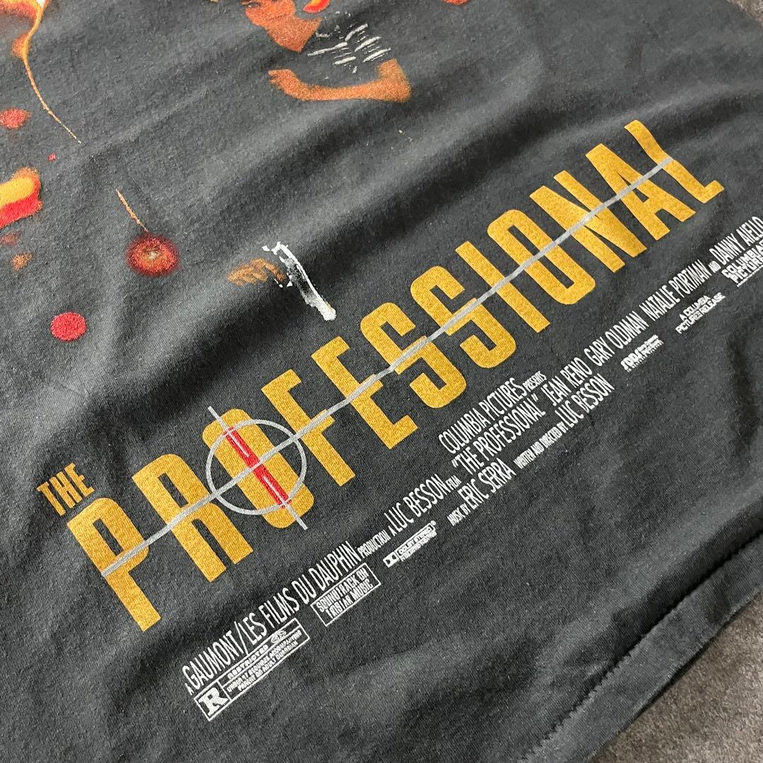 LEON レオン 映画 ムービー Tシャツ ブラック 墨黒 L