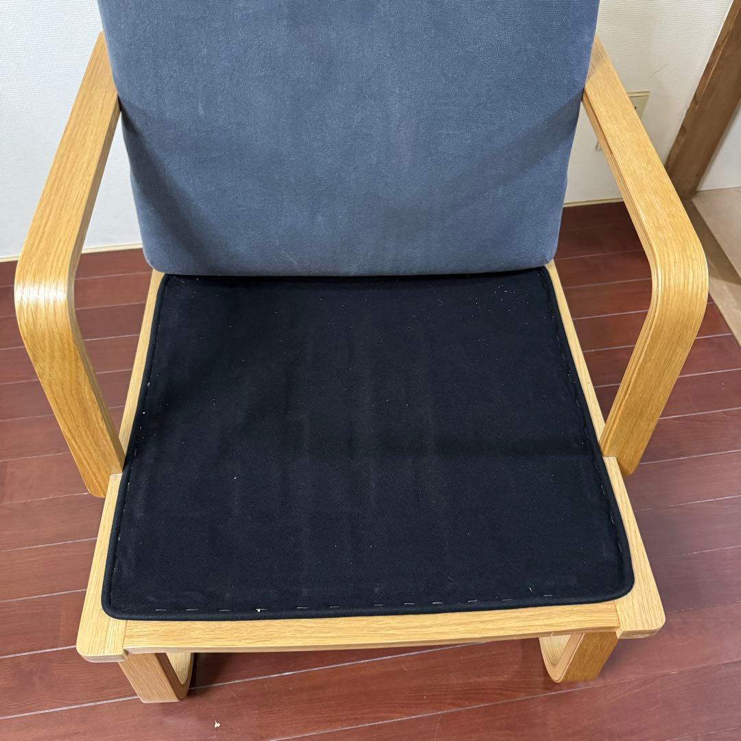 無印 良品 リビングでもダイニングでもつかえるソファチェア オーク