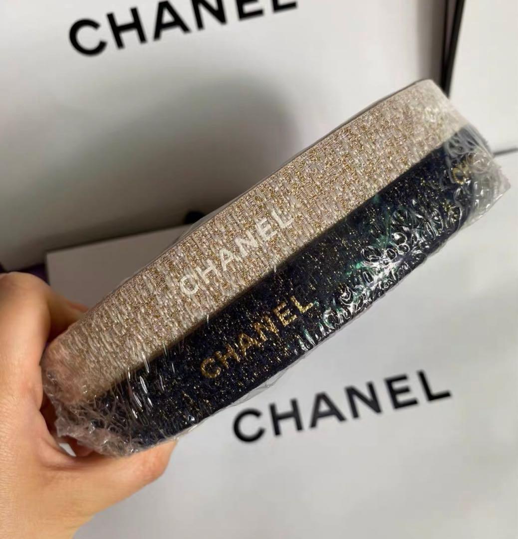 シャネル　ラッピングリボン2ロール100メートル　2023ホリデー限定