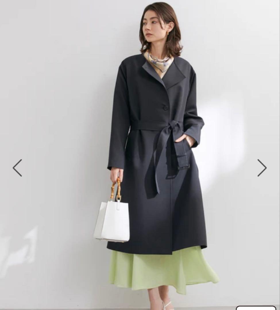 ROPE ロペ　ポリエステルチノノーカラーダブルコート