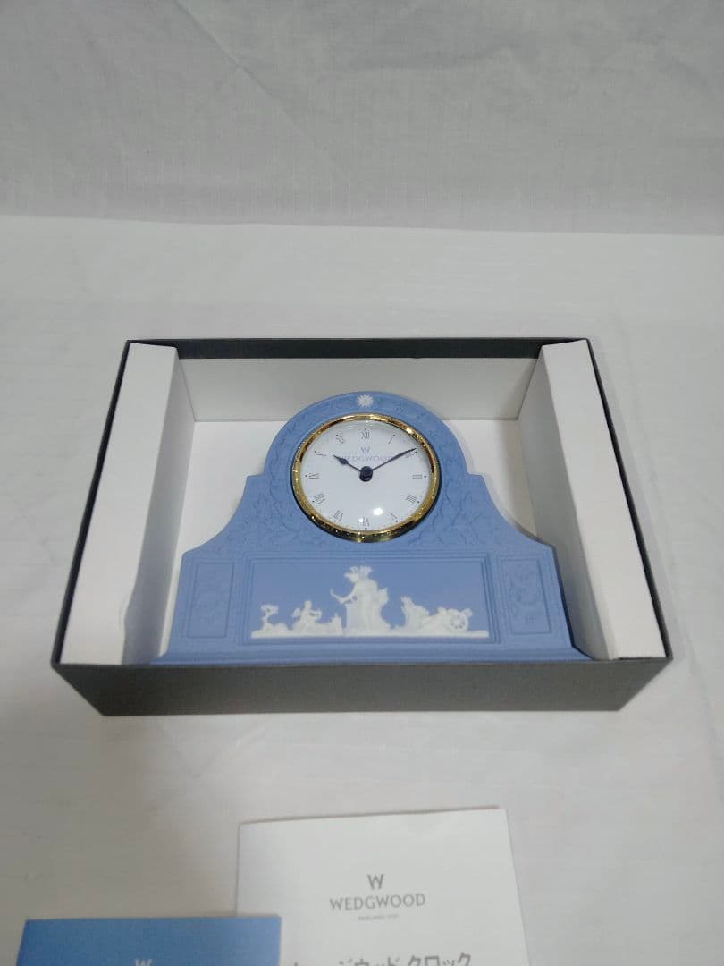 未使用 ウェッジウッド  置時計 ペールマントルクロック