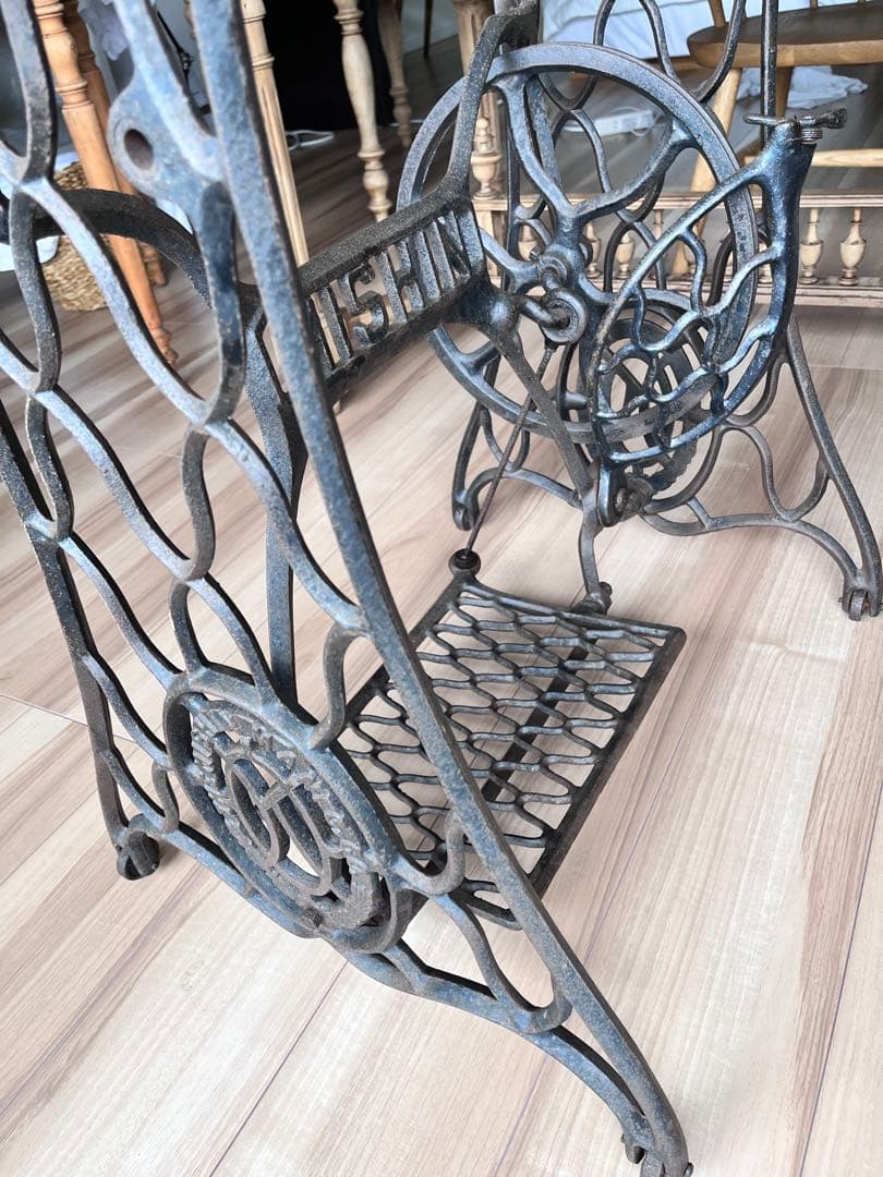 アンティーク　ミシン台　脚