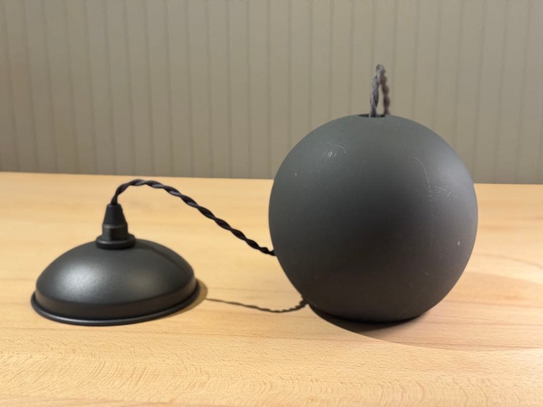 Gelato-pendant(LED電球付属) ブラック